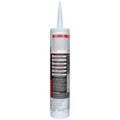 GE Supreme Silicone Caulk for Kitchen & Bathroom, Clear, 10 fl oz Cartridge, 1 Pack - 100% Waterproof Silicone Sealant, 7X Stronger Adhesion, Shrink & Crack Proof