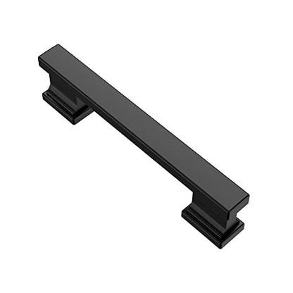 Alzassbg 10 Pack Matte Black Cabinet Pulls, 3-3/4 Inch(96mm) Hole Centers Kitchen Cabinet Handles for Cabinets and Drawers AL3061MB - color: Matte Black, size: 3-3/4" Hole Center