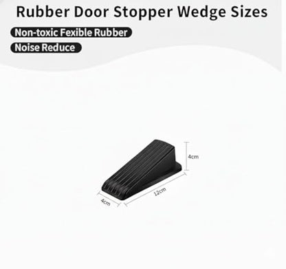 Door Stop for Bottom of Door, Non-Slip Security Door Stopper for Carpet