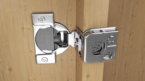 Berta 2-Pack, 1-5/16 inch Overlay Soft Closing Face Frame Cabinet Hinges, 105 Degree 6-Ways 3-Cam Adjustment Concealed Kitchen Cabinet Door Hinges with Screws (1-5/16 inch, 2 Pieces) - size: 1-5/16 In. Overlay | 2 Pieces