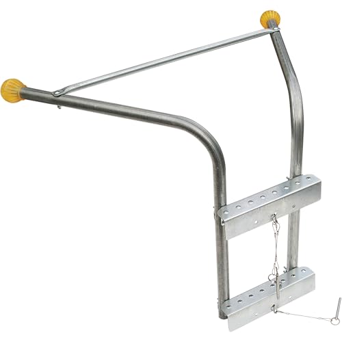 Tie Down Roof Zone Height Adjustable Roofing Standoff Safety Ladder Stabilizer w/Surface Protection | Quick Connect Assembly | Great for Residential/Commercial/Industrial