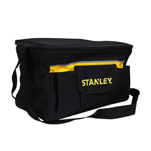 Stanley STST1-73615 Tool Bag with Belt, Black/Yellow