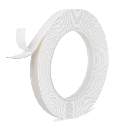Hasaky Removable Double Sided Tape 18ft, Picutre Hanging Strips Damage Free,Heavy Duty Mounting Tape Wall Adhesive Strips for Poster Carpet Rug Art Craft Scrapbook - size: 0.39in X 20ft