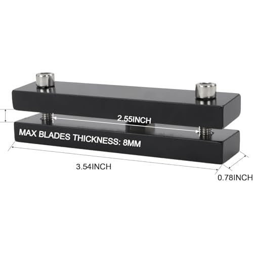 SCOTTCHEN Hardened File Guide Knife Making Tool, Hardened Metal Hardness up to 55, for Belt Sander, Knife Makers file Guide - style: Knife File Guide