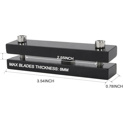 SCOTTCHEN Hardened File Guide Knife Making Tool, Hardened Metal Hardness up to 55, for Belt Sander, Knife Makers file Guide - style: Knife File Guide