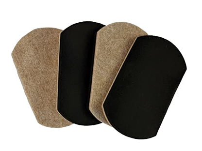Furniture Slides for Hardwood, Tile, Luxury Vinyl, and Other Hard Surface Floors, 5.5” Long x 3.25” Wide (4 Slides per Set) - size: 5.5” x 3.25”
