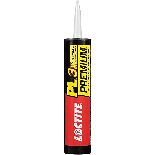 Loctite PL Premium Polyurethane Construction Adhesive, 10 fl oz Cartridge, 1 Pack - Versatile Construction Glue for Wood, Concrete, Stone, Metal & More - size: 1 Pack, style: 10 fl oz