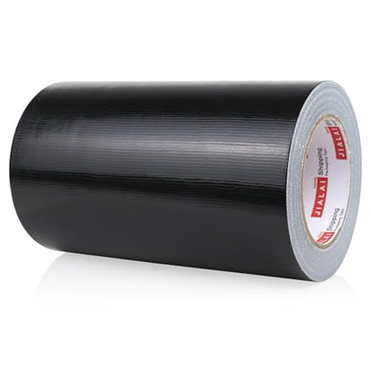 Wide Duct Tape, Industrial Grade 30Yards (90 ft) Wide Tape 8'' Duct, 9 Mil Heavy-Duty, Waterproof, Strong, Flexible, No Residue, for Crafts & Home Improvement (Black, 8'' x 90ft) - color: Black, size: 8'' x 90ft