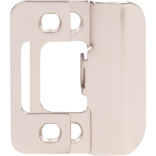 Stone Harbor Hardware Adjustable Strike Plate, Satin Nickel - color: Satin Nickel