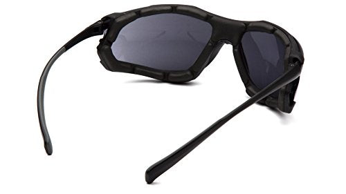 Pyramex Proximity Safety Glasses Eye Protection, Amber H2X Anti-Fog - color: Dark Gray H2x Anti-fog