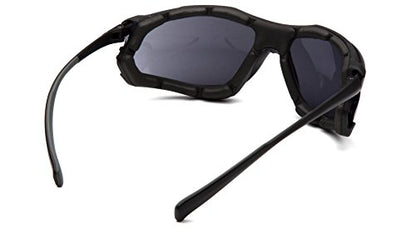 Pyramex Proximity Safety Glasses Eye Protection, Amber H2X Anti-Fog - color: Dark Gray H2x Anti-fog