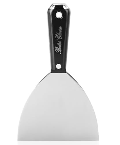 Bates Choice 5-Inch Carbon Steel Flexible Putty Knife, Metal Scraper, Drywall Spackle Knife, Paint Scraper Tool, Wall Scraper, Metal Putty Knife, Drywall Putty Knife - color: Black, size: 5 Inch