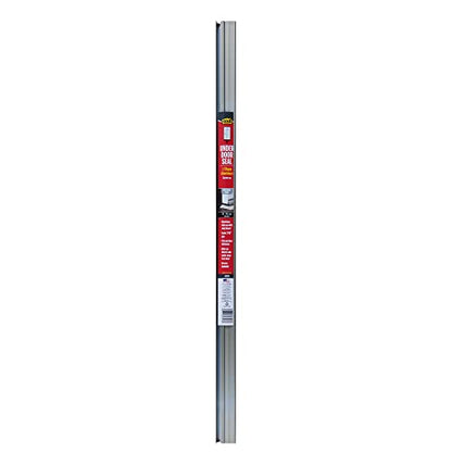 M-D Building Products 48998 36 in. Satin Nickel Aluminum L-Shape Screw-on Under Door Seal - color: Satin Nickel