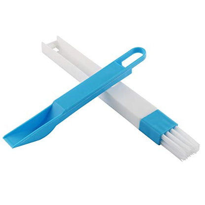 E-outstanding Window Groove Cleaning Brush 2PCS Window Track Door Groove Corner Detachable Brush with Dustpan Screen Keyboard Cleaner Cleaning Tools