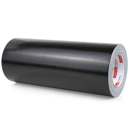 Wide Duct Tape 12 Inch, Industrial Grade 30Yards (90 ft) Wide Tape Duct, 9 Mil Heavy-Duty, Waterproof, Strong, Flexible, No Residue, for Crafts & Home Improvement (Black, 12'' x 90ft) - color: Black, size: 12'' x 90ft