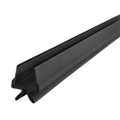 M-D Building Products Vinyl Cinch U-Shape Door Bottom Seal, Slide-On Weatherstripping Draft Stopper, Easy to Install, Fits 32” x 1-3/8” Doors, Fills 1/2”- 1-1/2” Gaps, 43399, Brown - color: Brown, size: 32 Inch