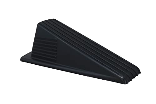 Shepherd Hardware 3762E Heavy Duty Jumbo Hard Plastic Door Wedge, Black - color: Black