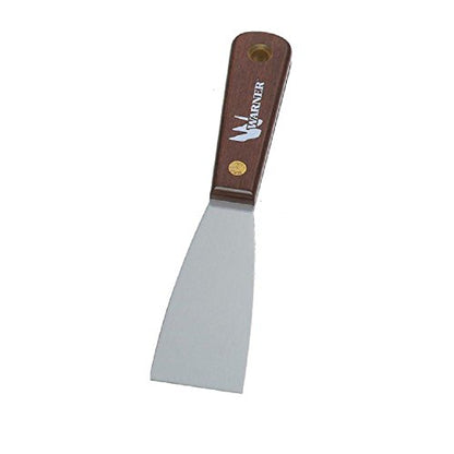 Warner Manufacturing 1-1/2" Full Flex Putty Knife, Carbon Steel Blade, Rosewood Series, 627 - size: 1 Count (Pack of 1), style: Full Flex