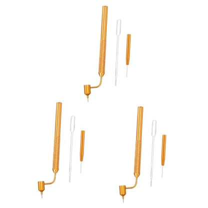 SOLUSTRE 3sets Fine Line Paint Pen Fluid Writer Fine Liner for Car Scratch Repair Touch up Paint Pens for Walls