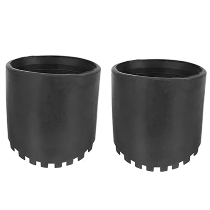 2pcs Slip Mats Ladder Foot Cover Non-Slip Stair Treads for Ladder Safety - size: 8.5X8.5CM