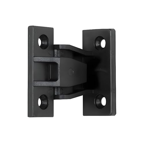 Keku AS-M Adjustable Push Fittings Panel Frame Components Connectors Bracket Partition Fastener Slide on Shelf Support Load Capability 20kg Plastic (20 Pairs) - size: ASM