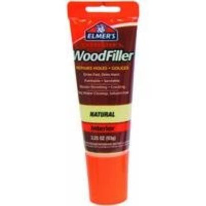 Elmer's E868 Carpenter's Wood Filler, 3.25-Ounce Tube, Natural - size: 3.25 oz, style: Natural
