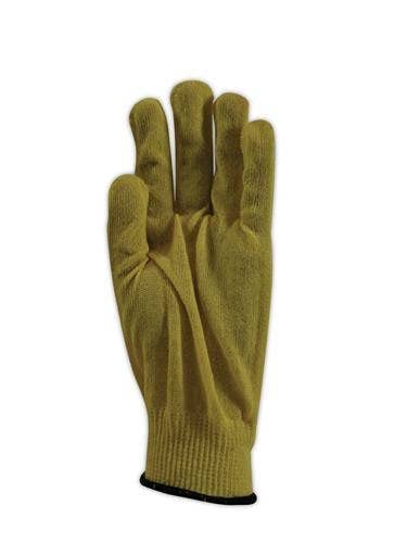 MAGID 1365KV3-L Cut Master 1365KV3 Cut Resistant Seamless Knit Gloves, Made with DuPont Kevlar 500, 6, Yellow , Large (Pack of 12) - size: 9/L
