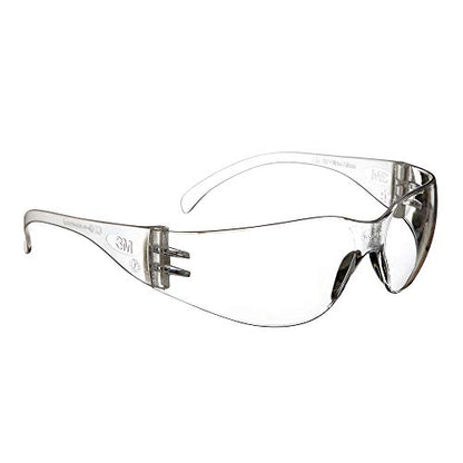 3M Safety Glasses, Virtua, 20 Pair, ANSI Z87, Unisex, Anti-Fog, Scratch Resistant, Clear Lens, Clear Frame, Affordable Eye Protection, Lightweight, Wraparound Coverage - size: Pack of 20, style: Anti-fog, Anti-scratch