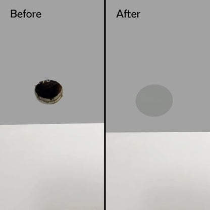 RUBBER BOND 2-Pack Ceiling Cover Plate Wall Hole Cover - 7-inch Round Self-Adhesive Plate for Ceilings or Wall - Gray - color: Grey