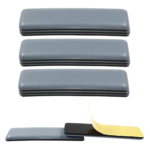 Bivethoi 10 Pcs Furniture Glide Rectangle, Self-Adhesive Sliders Pads Magic Sliders Floor Protectors Sofa Glides for Carpet, Wood & Ceramic Tile Floor(25 * 100mm) - size: 4" x 1", Rectangular