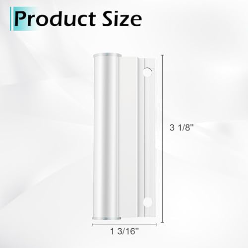 Screen Door Upper Hinge Leaf for Andersen Screen Doors Aluminum White Screen Door Hinge (2 Pack) - size: Screen Door Upper Hinge Leaf