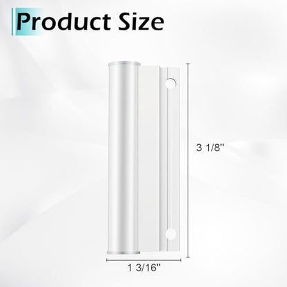 Screen Door Upper Hinge Leaf for Andersen Screen Doors Aluminum White Screen Door Hinge (2 Pack) - size: Screen Door Upper Hinge Leaf