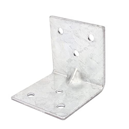 20 PCS 1-7/8" L x 1-7/8" W x 1-7/8" H Steel L Right Angle Bracket, Reinforcing Rib Corner Brace for Wood Furniture, Lumber Connector, Max Load 44LB - size: 1-7/8" x 1-7/8"