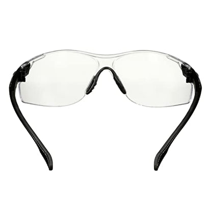3M Solus 1000 Series, S1501SGAF, Black Temples, Scotchgard Anti-Fog Coating, Clear AF-AS lens - color: Black