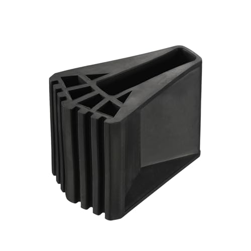 MECCANIXITY Ladder Non Slip Feet Mat Extension Ladder Accessories Rubber Pad Cover Cushion for Ladder Protection Black Pack of 2
