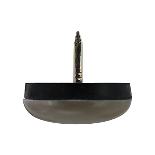 Shepherd Hardware 9469 7/8-Inch Slide Glide Nail On Furniture Sliders, 8-Pack,Black/Tan