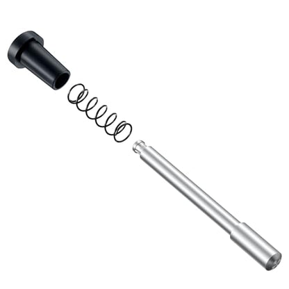 25 Pack Window Screen Plunger Latches with Caps, 5/32" X 1-1/2", Aluminum Window Screen Plunger Pins, Secure Screens in Place (Black) - color: Black