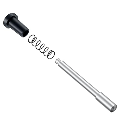 25 Pack Window Screen Plunger Latches with Caps, 5/32" X 1-1/2", Aluminum Window Screen Plunger Pins, Secure Screens in Place (Black) - color: Black