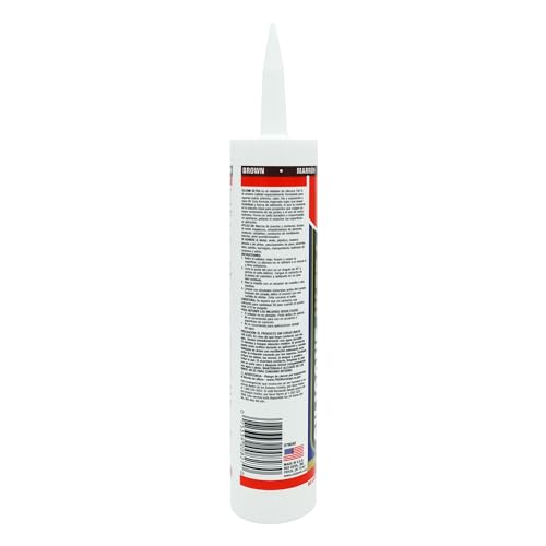Red Devil 078040 Silicone Ultra 100% RTV Silicone Sealant, 10.1 oz., Brown, 1 Pack - color: Brown, size: 1 - Pack, style: 10.1 oz.