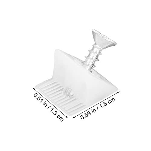 100Pcs Bottom Wedges for Furniture Reinforcement Angle Corner Braces Durable Dresser Drawer Repair Kit Easy Installation for Cabinet Shelves