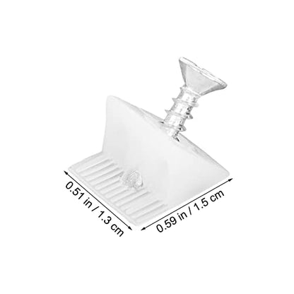 100Pcs Bottom Wedges for Furniture Reinforcement Angle Corner Braces Durable Dresser Drawer Repair Kit Easy Installation for Cabinet Shelves