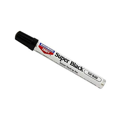 Birchwood Casey Long-Lasting Fast-Drying Super Black Touch-Up Pen for Deep Scratches and Worn Areas, FLAT BLACK, 0.33 OUNCE - color: Flat Black