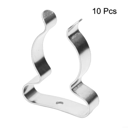 10 Pack Heavy Duty Manganese Steel Spring Terry Clips Wall Mount Tool Holders for Garage, Shed, and Workshop Organization, Fits 0.24 to 2 Inch Handles(28mm) - size: 28mm