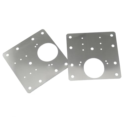 Stainless Steel Cabinet Door Hinge Repair Plate 8 Holes with Screws for Fixing Kitchen Cabinets Wardrobes Dressing Tables Wooden Tables and Chairs Beds and Shelves - style: 8 Holes