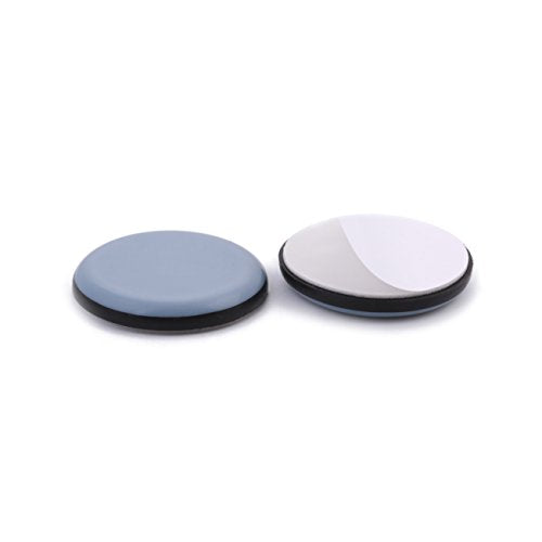 3/4" Adhesive Furniture Sliders -Furnigear Chair Glides PTFE Mover Slide on Furniture & Kitchen Appliances Slider Easy and Safely - Best Furniture Sliders for Carpet Hardwood Floors (20 Pack) - size: 3/4" Adhensive, grey-20pack