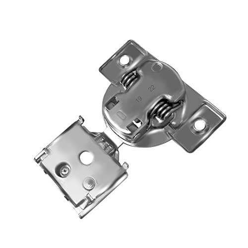 Berta 2-Pack, 1/2 inch Overlay Soft Closing Face Frame Cabinet Hinges, 105 Degree 6-Ways 3-Cam Adjustment Concealed Kitchen Cabinet Door Hinges with Screws (1/2 inch, 2 Pieces) - size: 1/2 In. Overlay | 2 Pieces