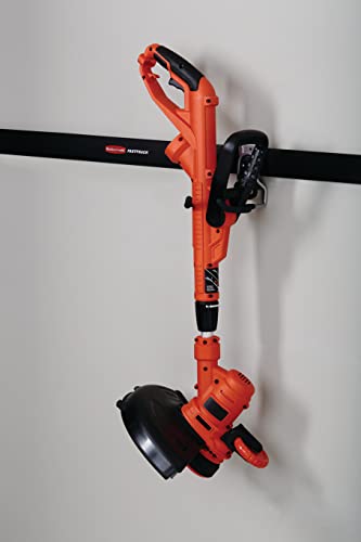 Rubbermaid Garage FastTrack Power Tool Holder Satin Nickel Wall Mounted Storage System Holds up to 50 pounds for Home/Garage/Tool Organization - size: 1 Count (Pack of 1), style: Power-Tool Hook