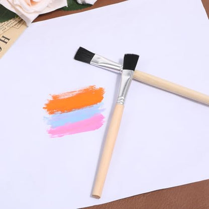 10Pcs Small Paint Brushes for Crafts Small Touch Up Paint Brush for Painting Coloring Wall Touch-up Cabinets Fences Edge Painting Tool Adult Artist Detail Oil Canvas Face