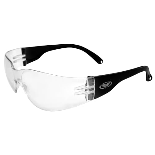 Rider Safety Glasses - color: Clear Mirror