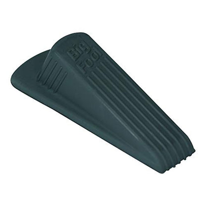 Master Caster Big Foot Doorstop, 4.75 x 2 x 1.25 Inches, Gray, 1/Pack (00941) (Pack of 2) - color: Gray, size: 941 (Pack of 2)